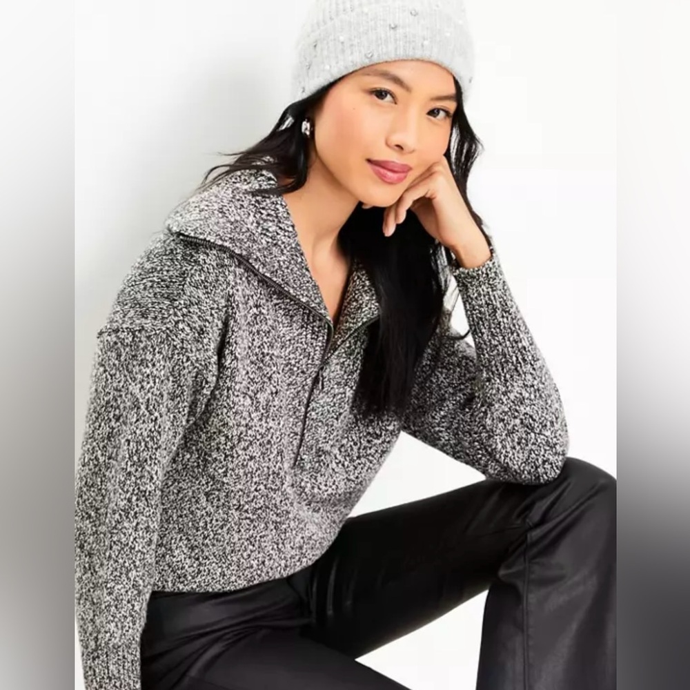 Loft half zip sweater